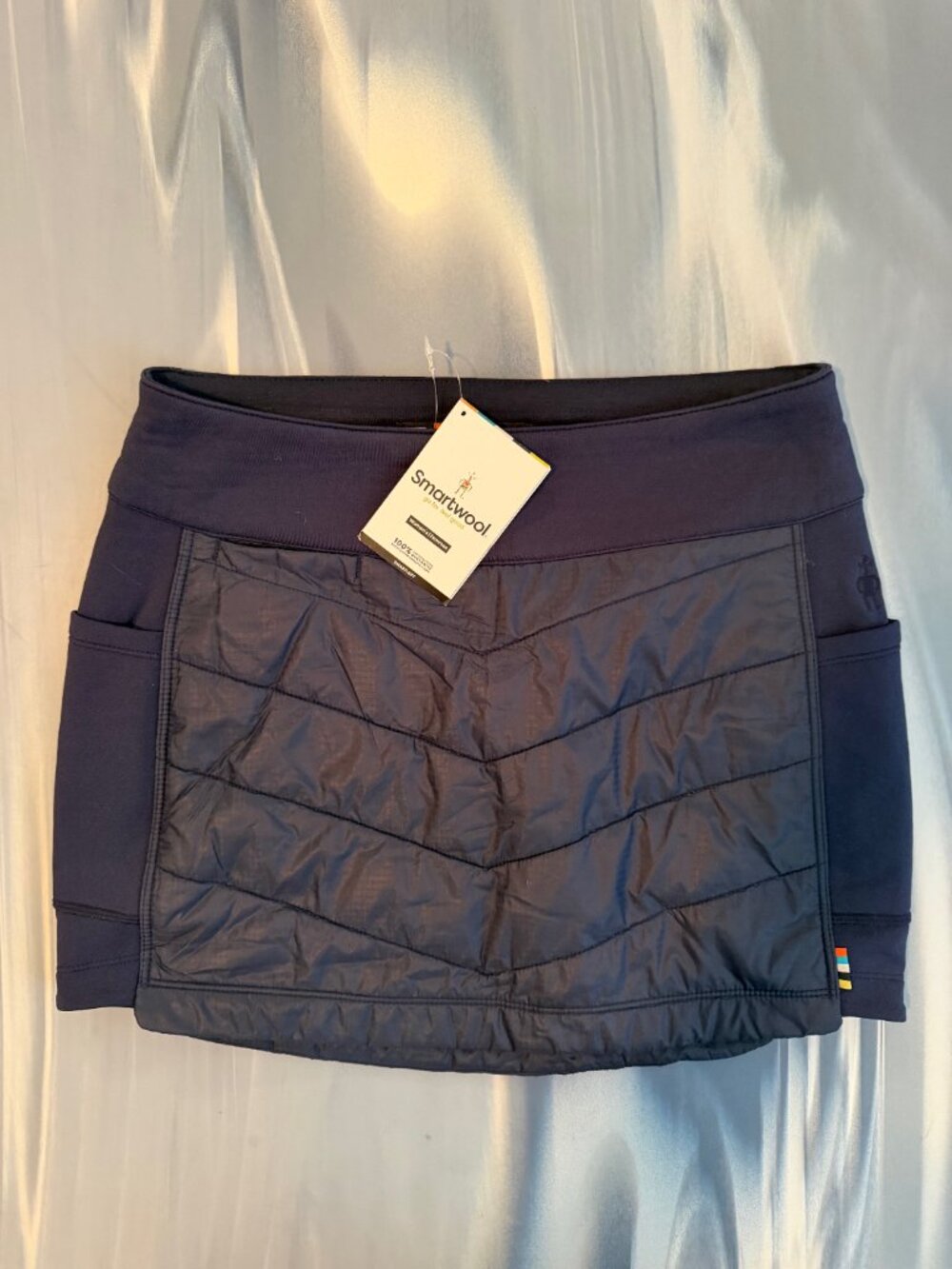 NWT Smartwool "Smartloft 60" Athletic Skirt in Deep Navy - Size XS - Picture 3 of 7